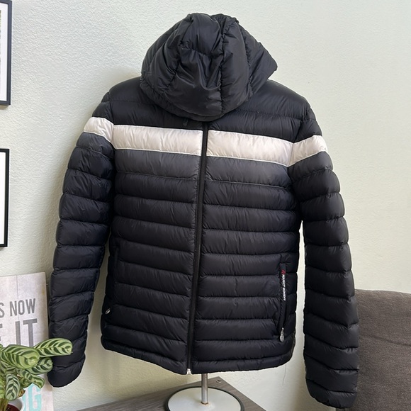 Goose down and feather jacket. Size L. - Picture 2 of 11